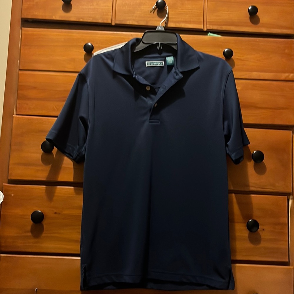 Mens Navy Blue Golf Polo